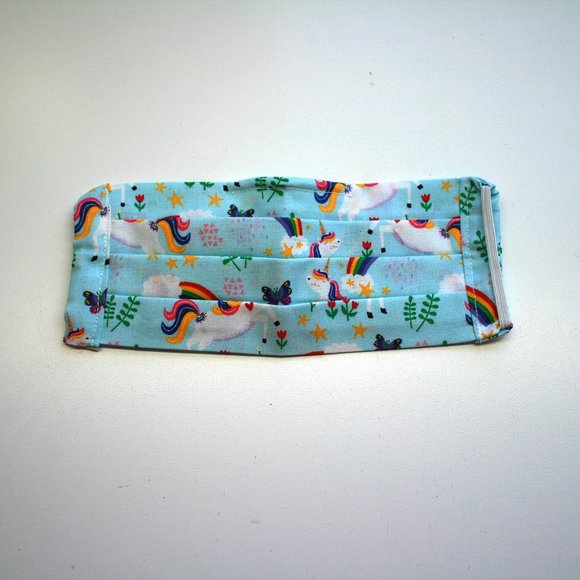 Hand Crafted Other - HANDMADE Kids Unicorn Fabric Face Mask Pocket